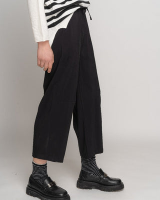 Tiled Pleated Drawstring Trouser - Baci Fashion