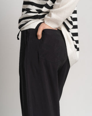 Tiled Pleated Drawstring Trouser - Baci Fashion