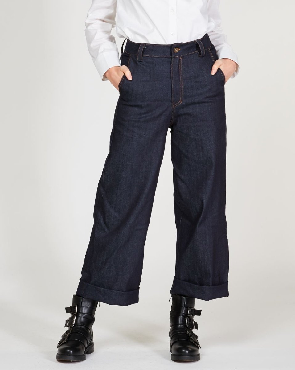 Wide Leg Denim Pants Wide Leg Jeans – Baci Fashion